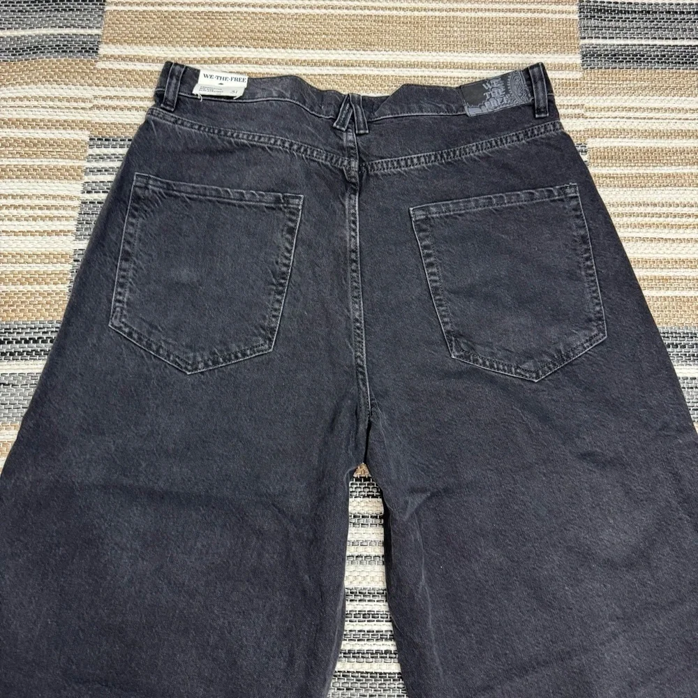 Free‎ People Crossroads Mid Rise Slim Straight Button Fly Denim Jeans Size 31